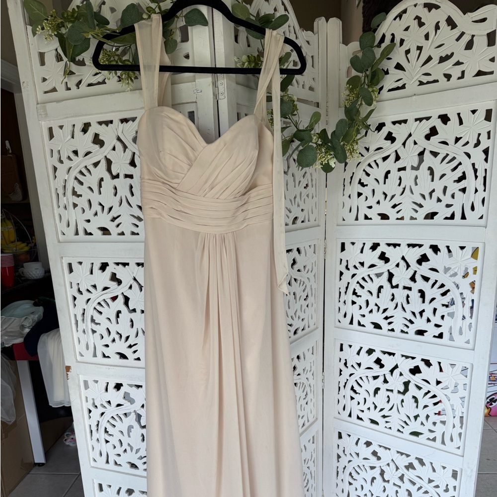Bill Levkoff Bridesmaid Dress tan size 6